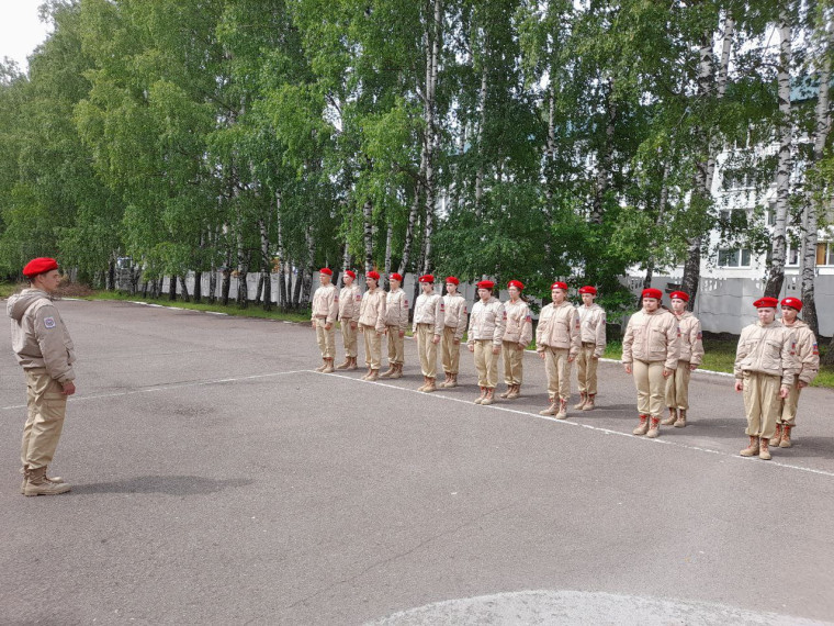 Будни лагеря "ЮНАРМИЯ".